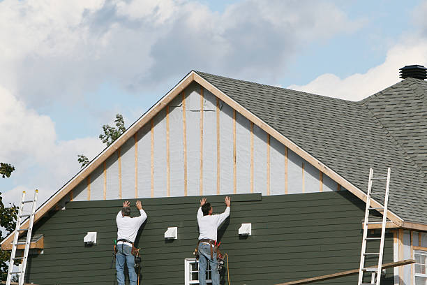 Professional Siding Contractor technician working in Julian, NC